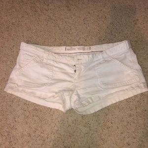 White Hollister Shorts